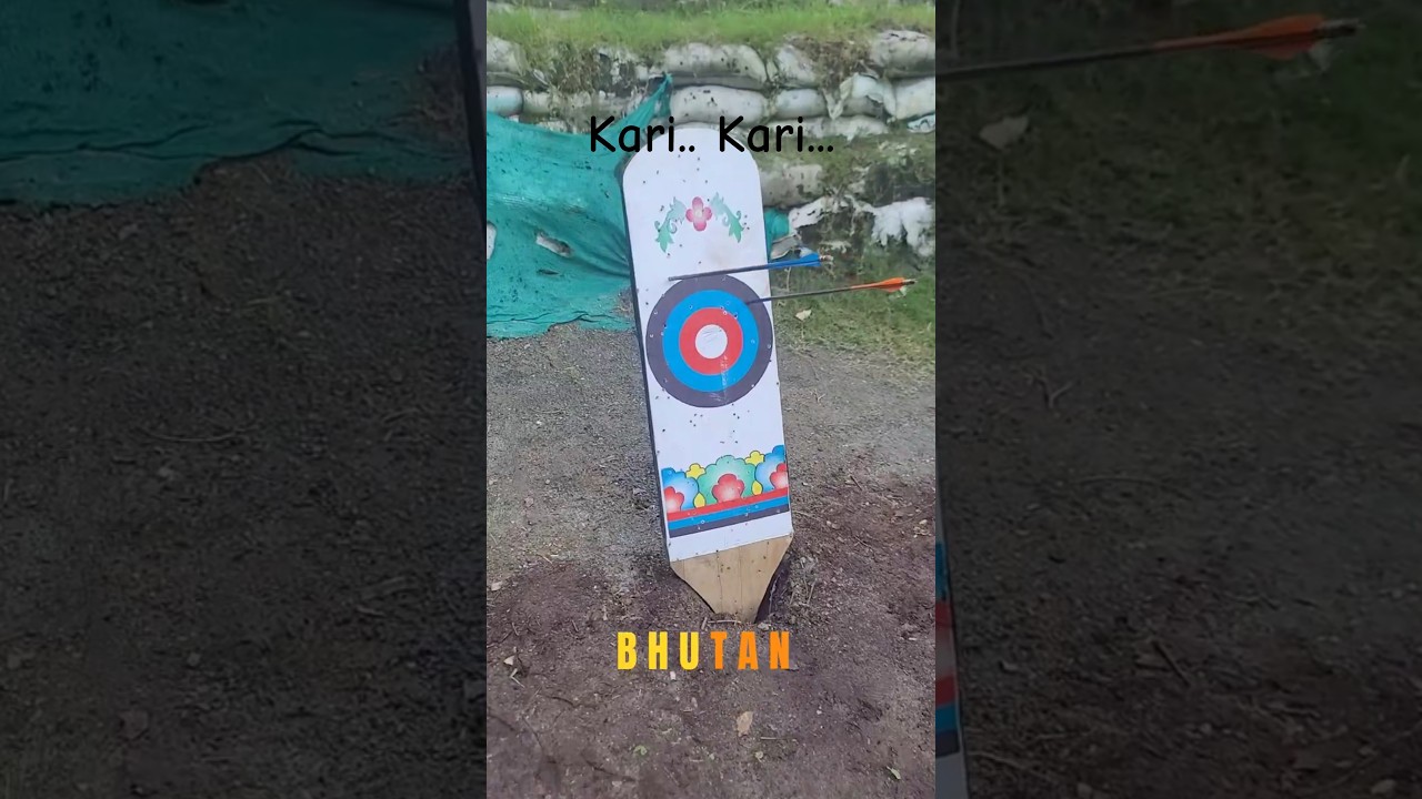 Archery in Bhutan. #bhutan #simplybhutan #bhutanshort #archery #nationalsport #bhutancapital