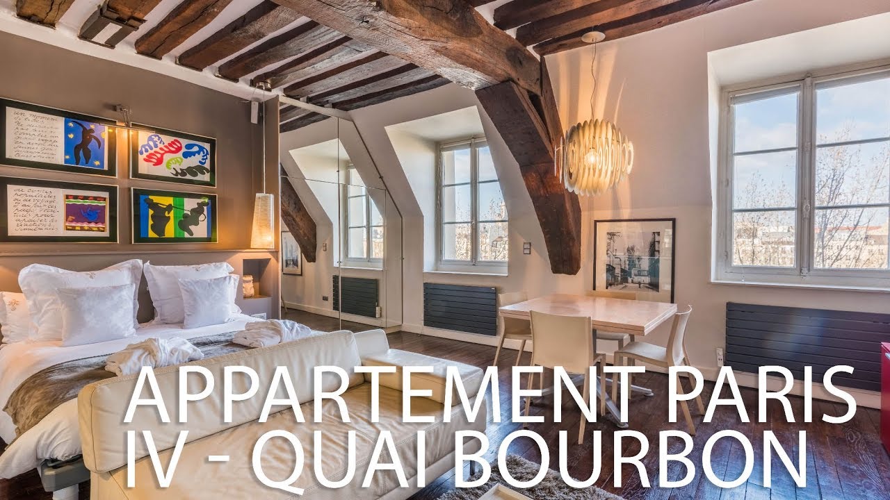 Appartement à vendre Paris IV vue sur la Seine  - île St Louis ref : 88915CCH75
