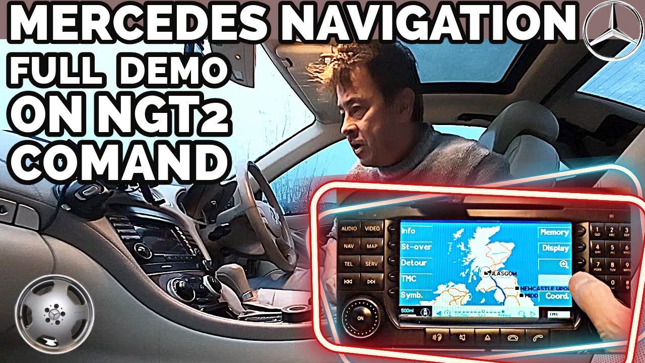 Mercedes NTG2 Map Navigation GPS Comand Screen - Full  Menu Help Guide!