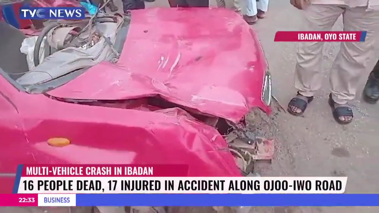 16 Killed, 17 Injured In Accident Along Ojoo-Iwo Road In Ibadan