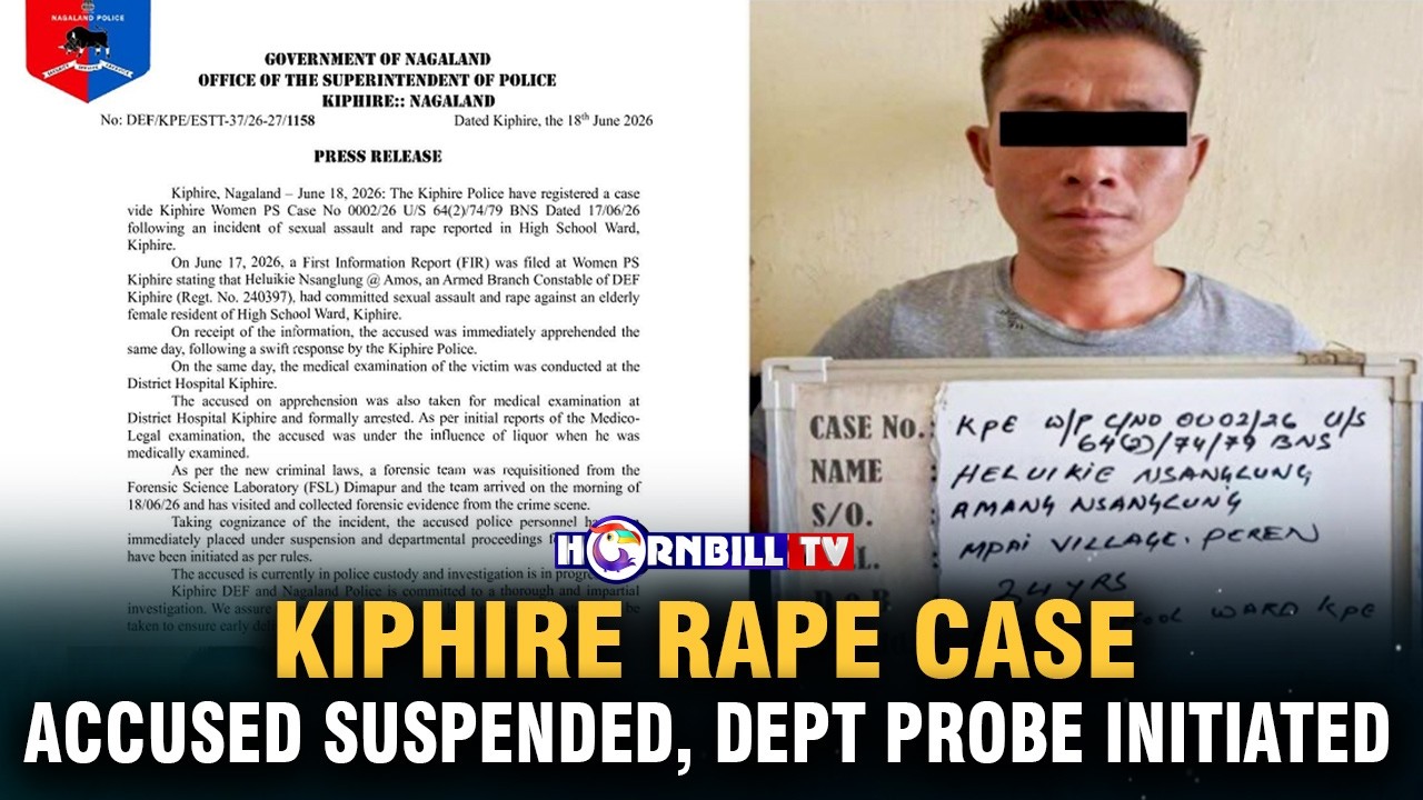 KIPHIRE RAPE CASE: ACCUSED SUSPENDED, DEPT PROBE INITIATED
