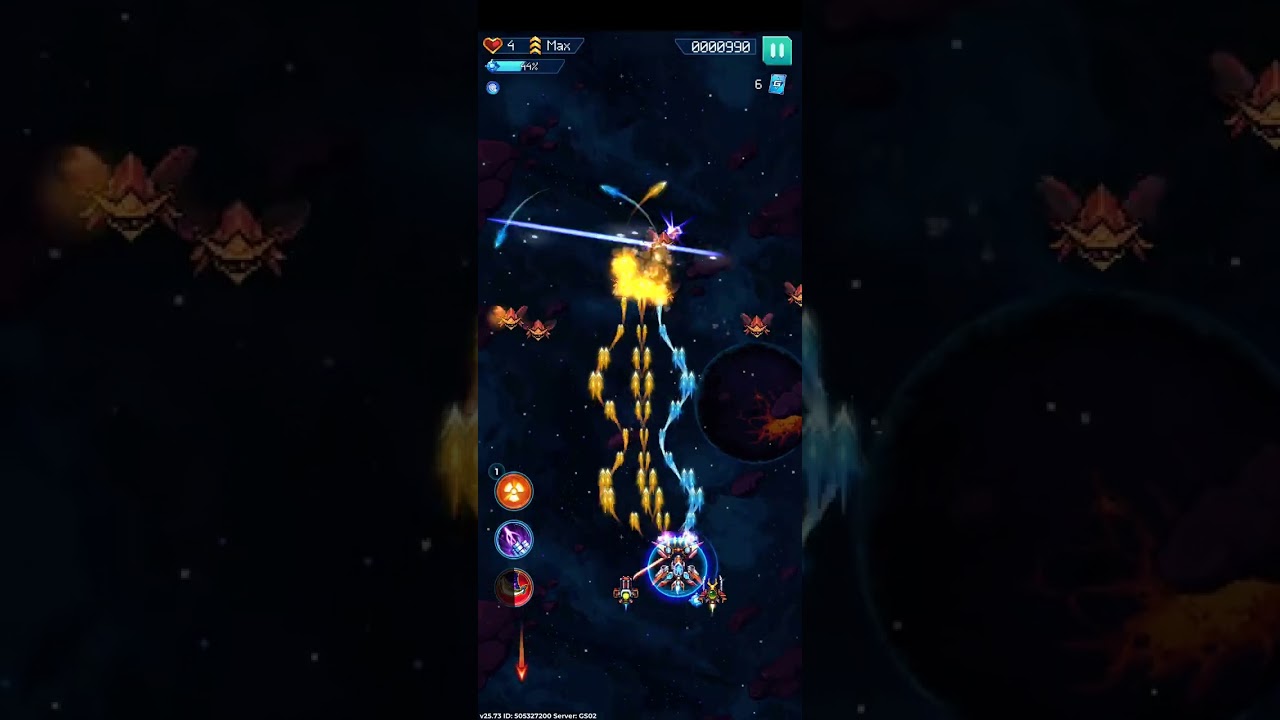Galaxiga super hard level~156⚡🌌👽😎🔥😈💥💯☄️👑 #gaming #gameplay #games #gamingvideos #galaxy #galaxies 