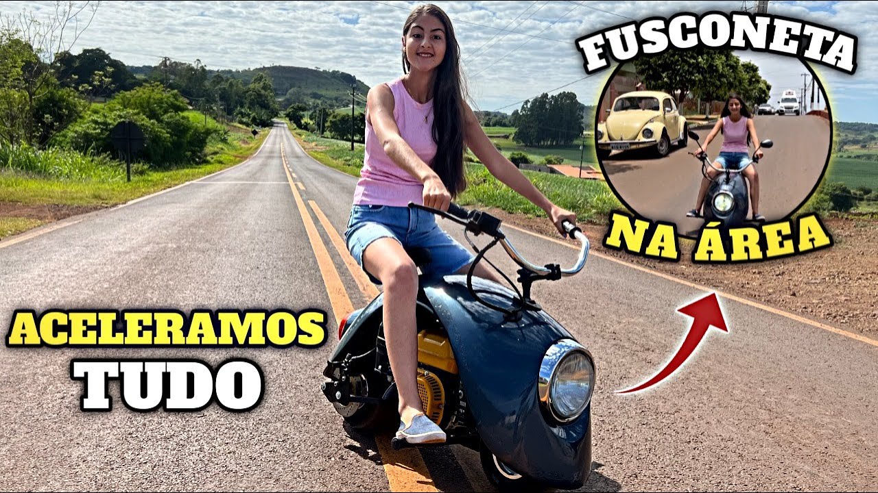 FUI DE FUSCONETA NA MINHA CIDADE !!!