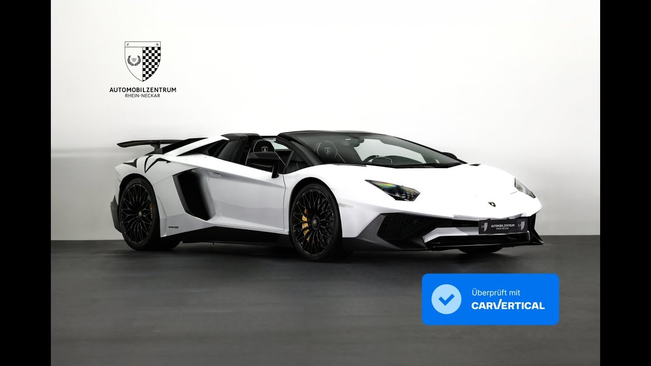 Lamborghini Aventador SV Roadster 1 of 500