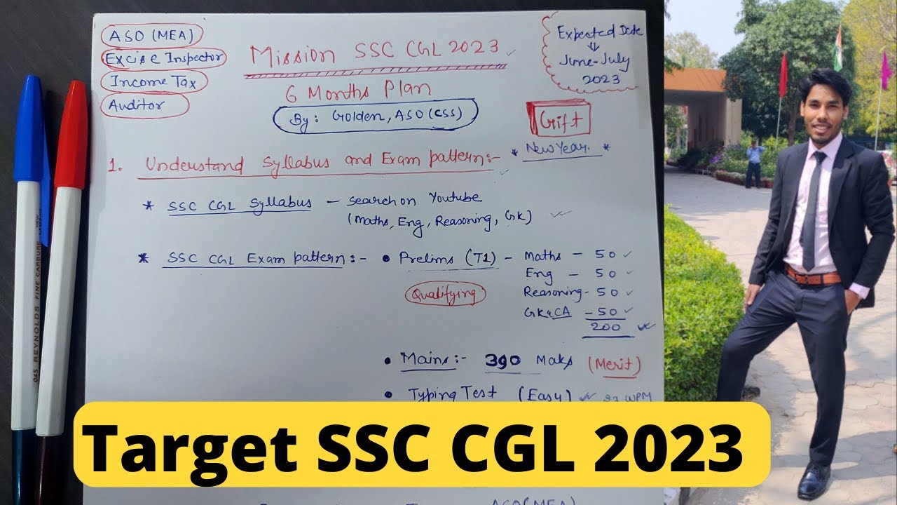 Golden ASO Sir 6 Months Plan For SSC CGL 2023😎🔥 | Complete Strategy 🎯| By : ASO (CSS) | Selected 😳😎