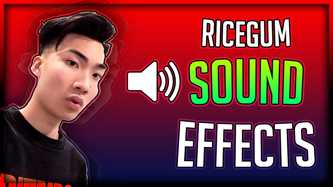 RICEGUM SOUND EFFECTS PACK! (FOR FREE)