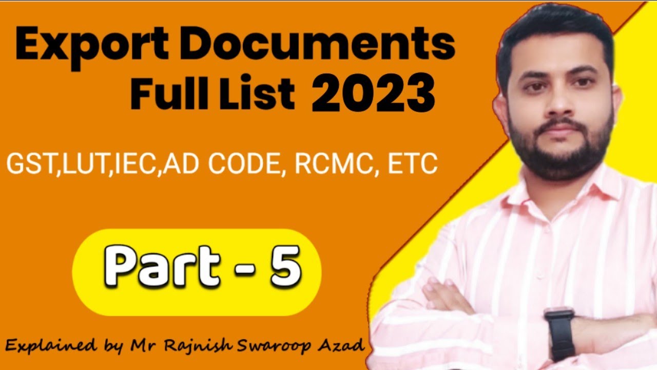 Export Import Documents full list 2023 | Export Import Documentation in hindi | #importexport