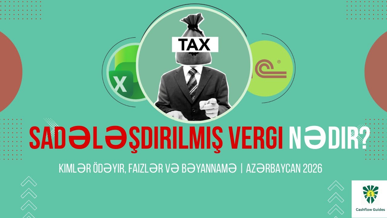 Sadələşdirilmiş Vergi Nədir? | Kimlər Ödəyir, Faizlər və Bəyannamə | Azərbaycan 2026