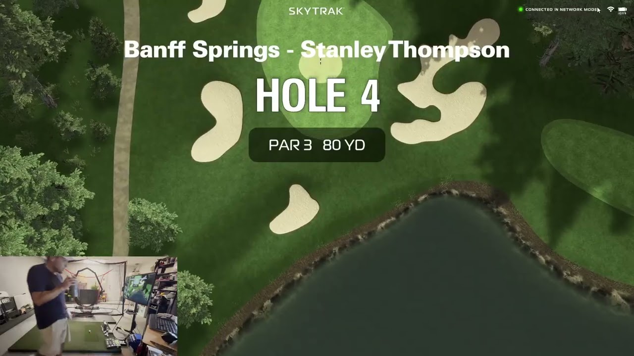 SkyTrak + Course Play: Banff Springs (ForeSight)