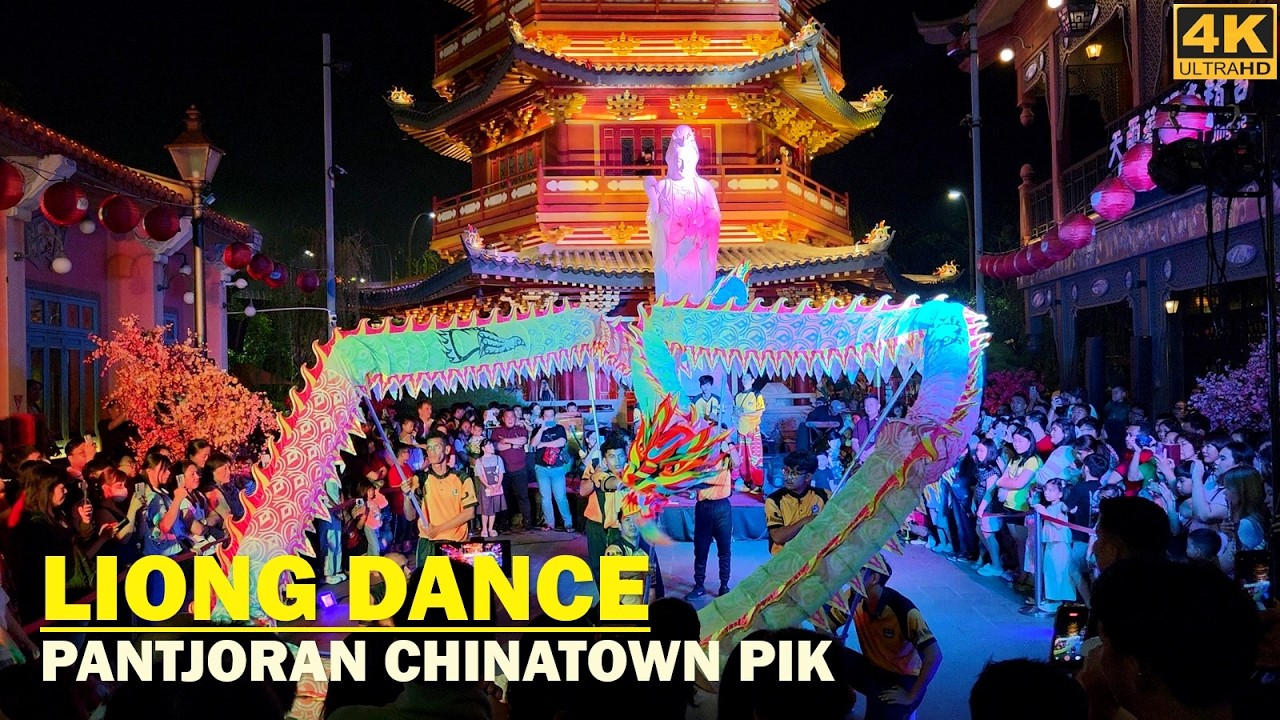 LIONG DANCE at PANTJORAN PIK - JAKARTA❗ #walkingaround #capgomeh2026 #pantjoranpik