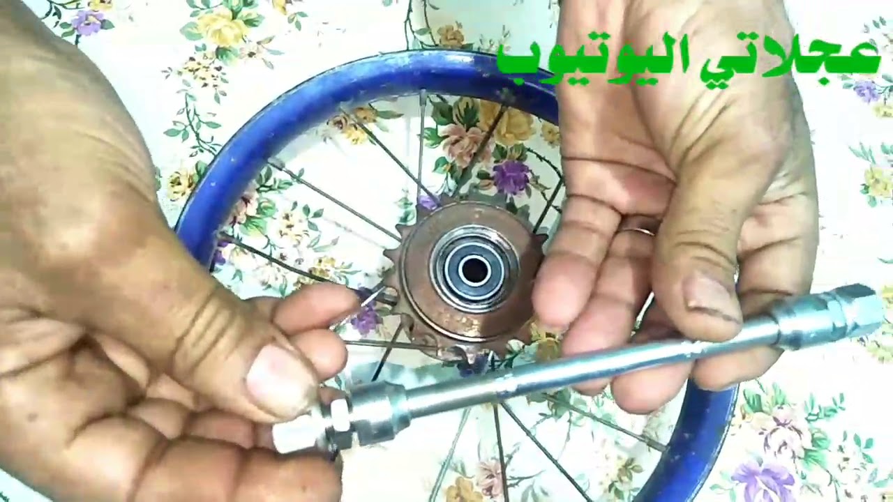 تركيب اكس عجلة رولمان 6000 لطارة سلك عادية