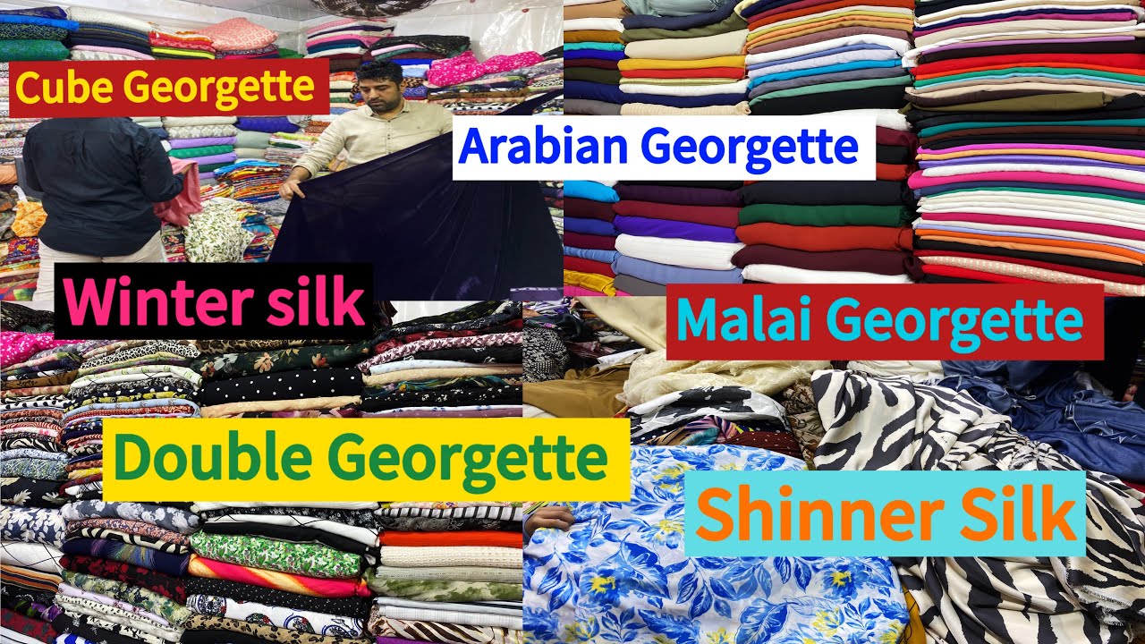 Georgette Ke Haseen Variety || Winter Silk For Embellishment || I Bet Aisa Stuff Nahi Daikha Hoga 🤗