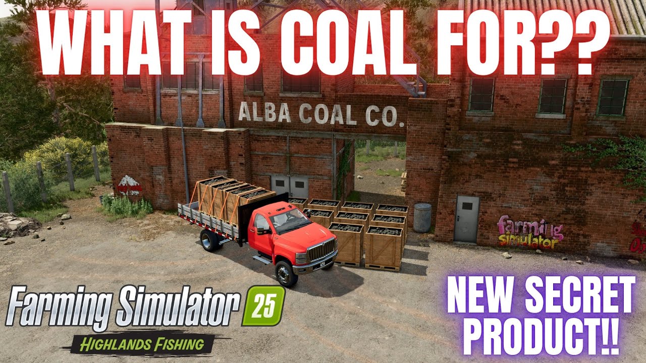 ДЛЯ ЧЕГО НУЖЕН УГОЛЬ? - Дополнение Highlands Fishing - Farming Simulator 25