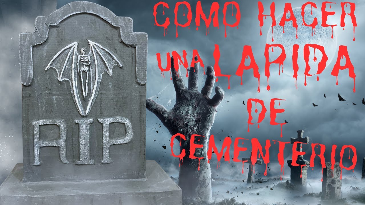 Decoración para Halloween Lapida de cementerio