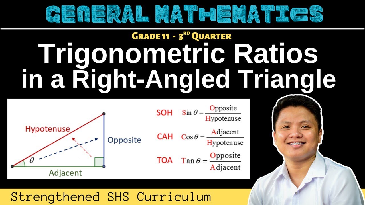Trigonometric Ratios in a Right-Angled Triangle | SOH CAH TOA | Grade 11 General Mathematics | Q3 W1