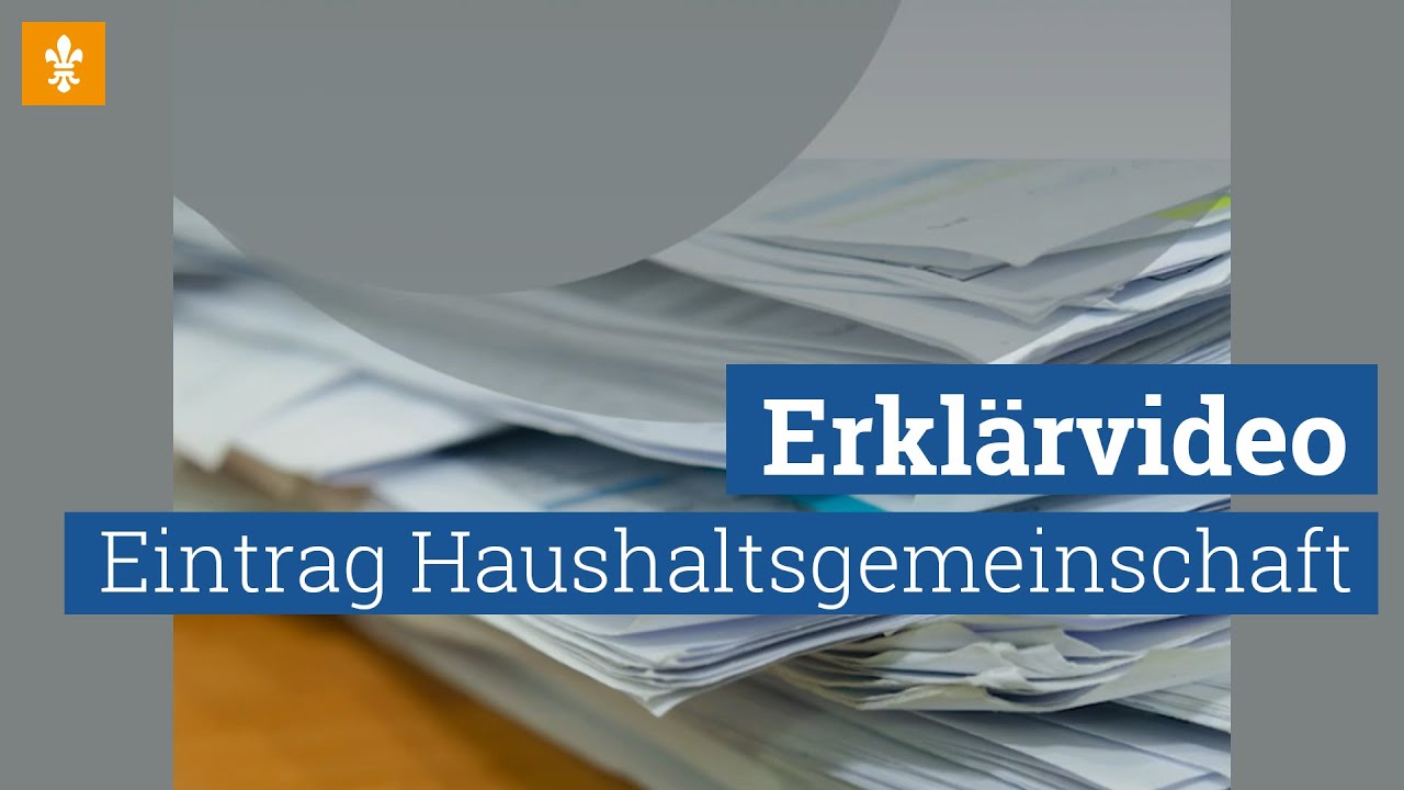 ✍️ Erklärvideo: Eintrag Haushaltsgemeinschaft / Landeshauptstadt Wiesbaden