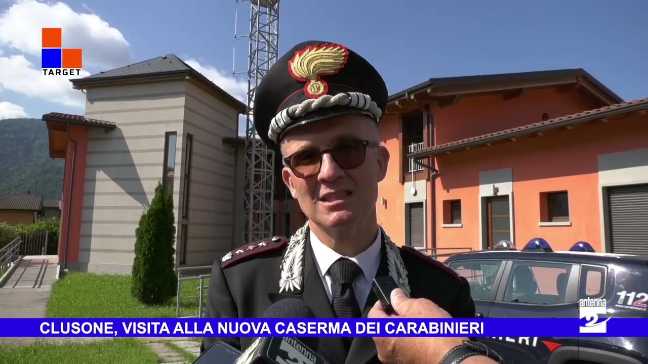 Clusone, visita alla nuova caserma dei Carabinieri