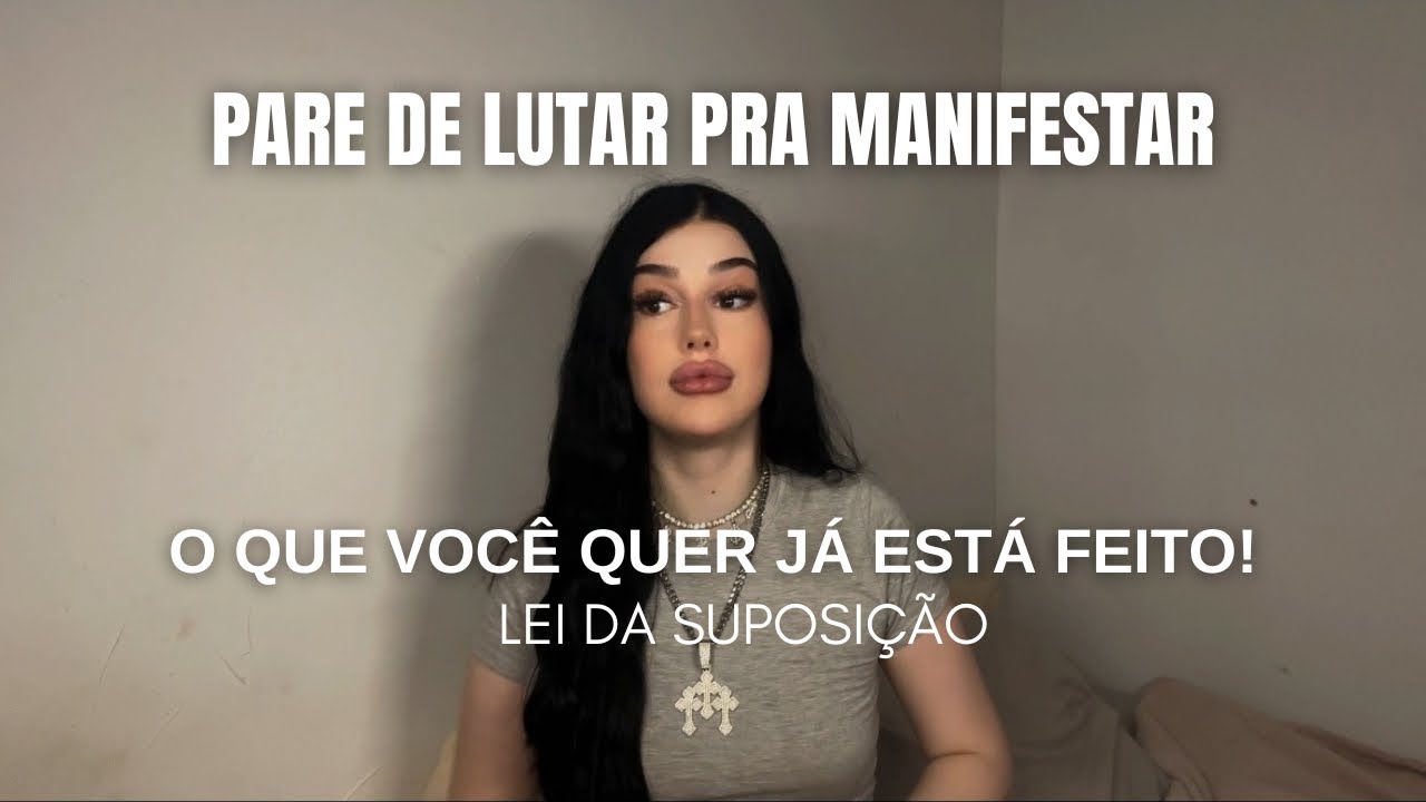 sua manifestação já é sua, it’s over! lei da suposição