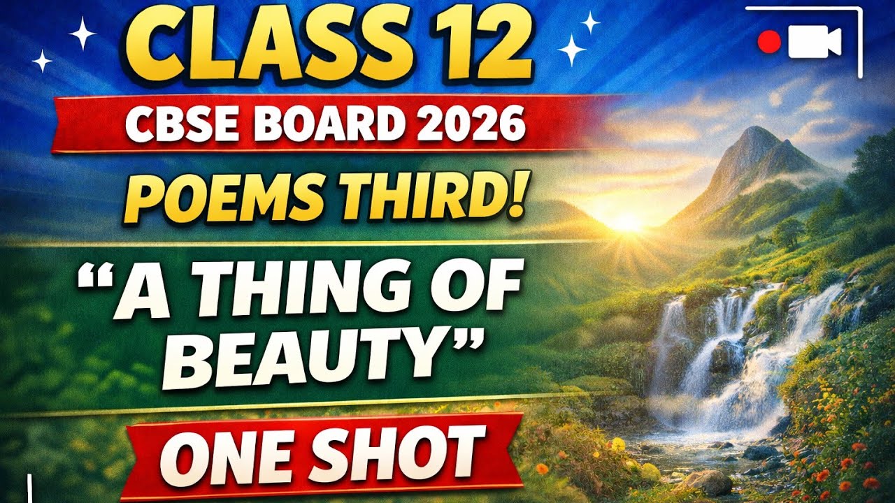 Class 12 poem| a thing of beauty| #cbseboard #upboard 2026 by study by pky 2025-26#educationalvideo 