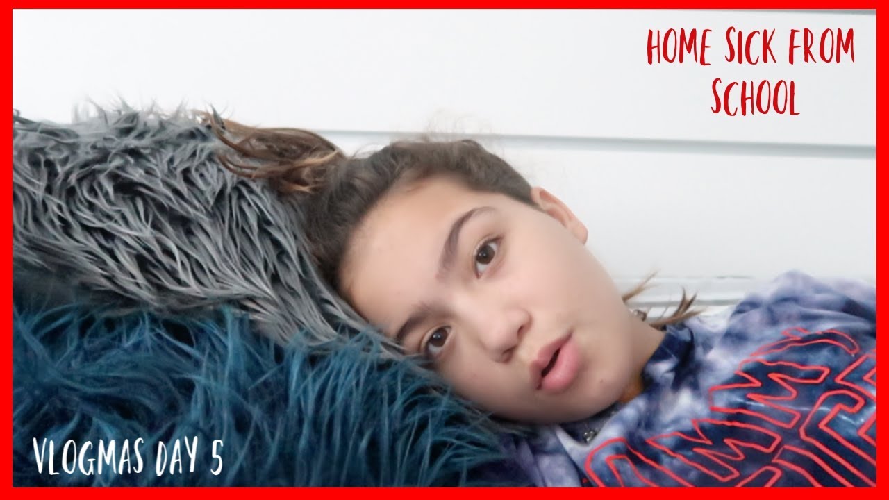 HOME SICK FROM SCHOOL | VLOGMAS DAY 5 | SISTERFOREVERVLOGS