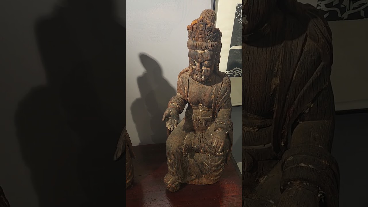 Japanese Wood Carved Figures