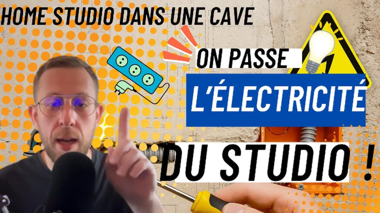 🔌On passes du câble !⚡- Aménagement d'une cave en HOME STUDIO - EP 4  #homestudio #renovation