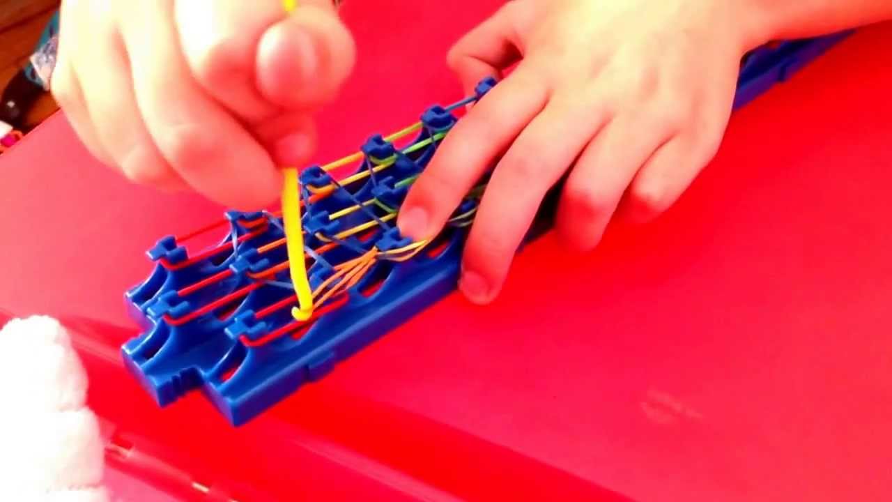 How to make a Waterfall bracelet with Crazy Loom