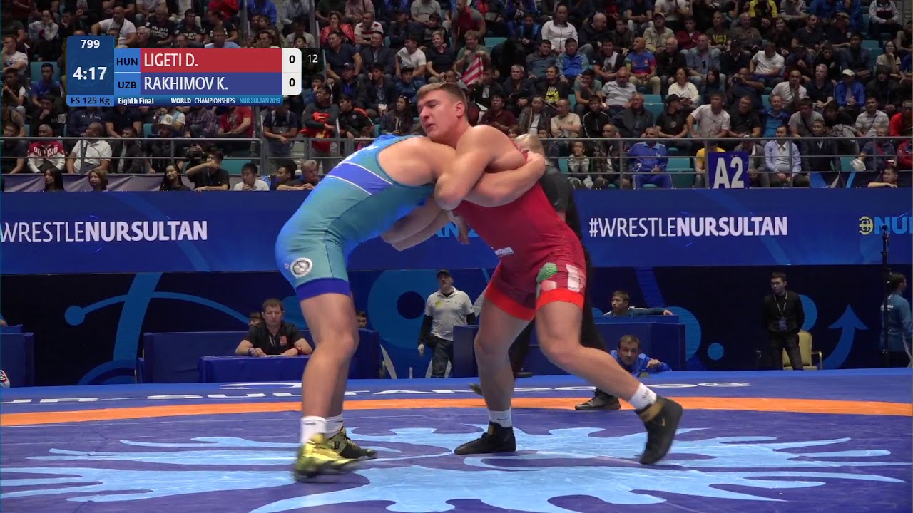 1/8 FS - 125 kg: D. LIGETI (HUN) v. K. RAKHIMOV (UZB)