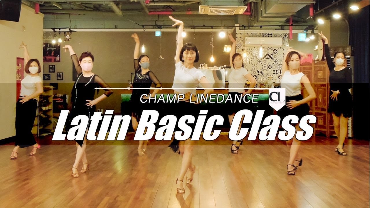 [라인댄스] Latin Basic Class 라틴베이직반 || ChaCha 차차차 || 챔프라인댄스 CHAMP LineDance