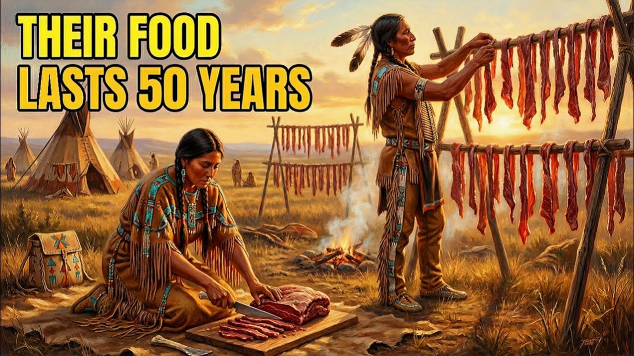 How Native Americans Preserved Food That Lasts 50yrs (No Fridge)