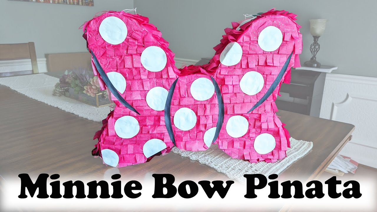 DIY Minnie Mouse Bow Pinata