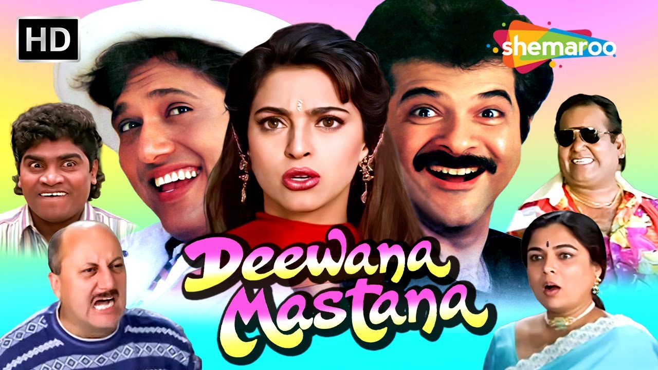 Deewana Mastana - Govinda, Anil Kapoor & Juhi Chawla's BEST Comedy Movie Ever! 90s Hits