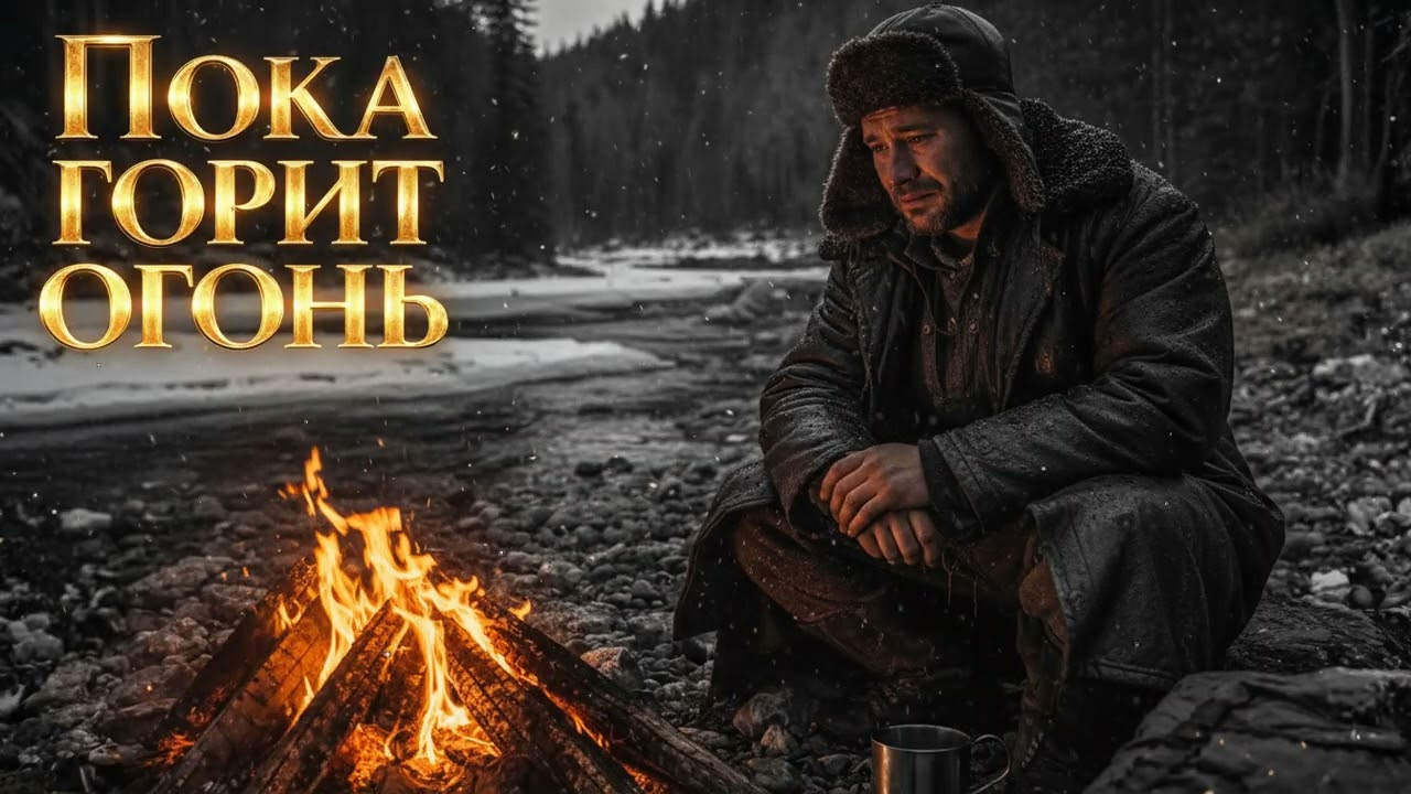 ❄️ Зимний русский шансон у реки – пустота, холод и боль без слов