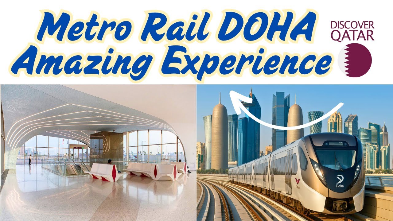 Doha Metro Experience 🇶🇦 | First Time Journey from Airport to Downtown Msheireb | Qatar Travel 2025