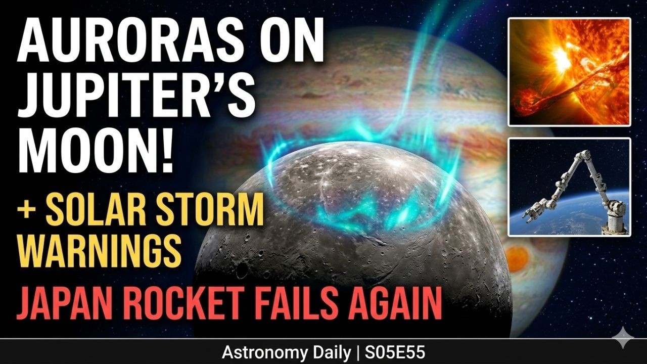 Auroras on Ganymede, Superflare Warnings and Japan’s Very Bad Week