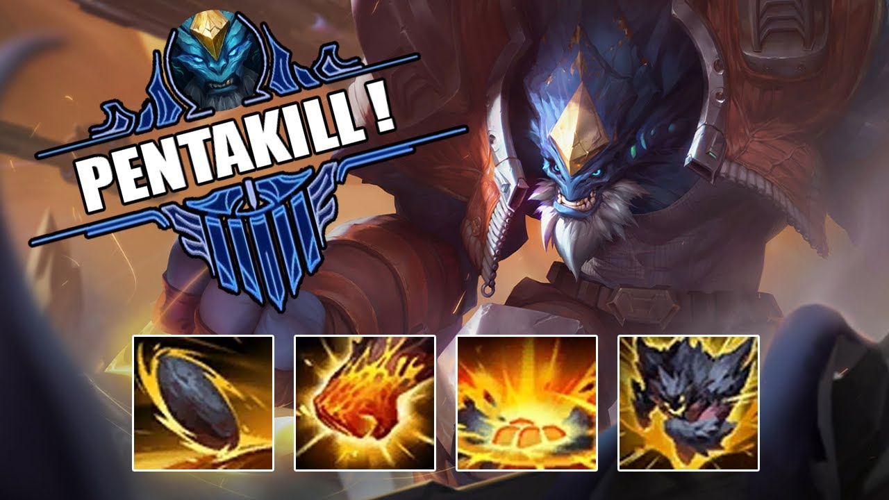 Malphite MONTAGE  -  PENTAKILLS