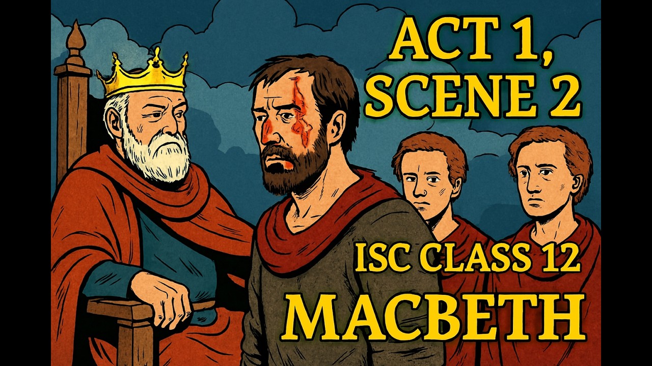 Macbeth Act 1 Scene 2 Explanation | ISC Class 12 English | Line by Line & Summary | PROJECT WITH ME 