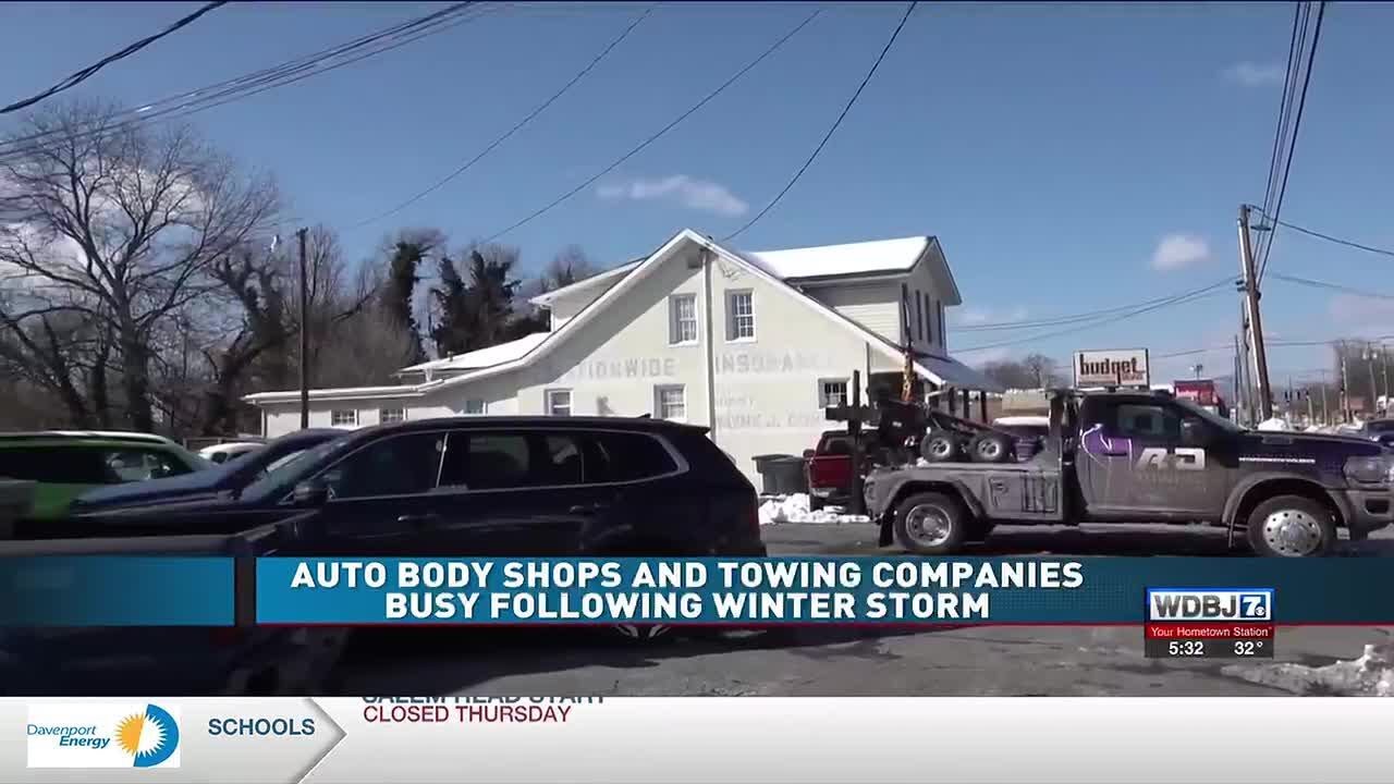 Storm Aftermath Keeps Body Shops, Towing Companies Busy