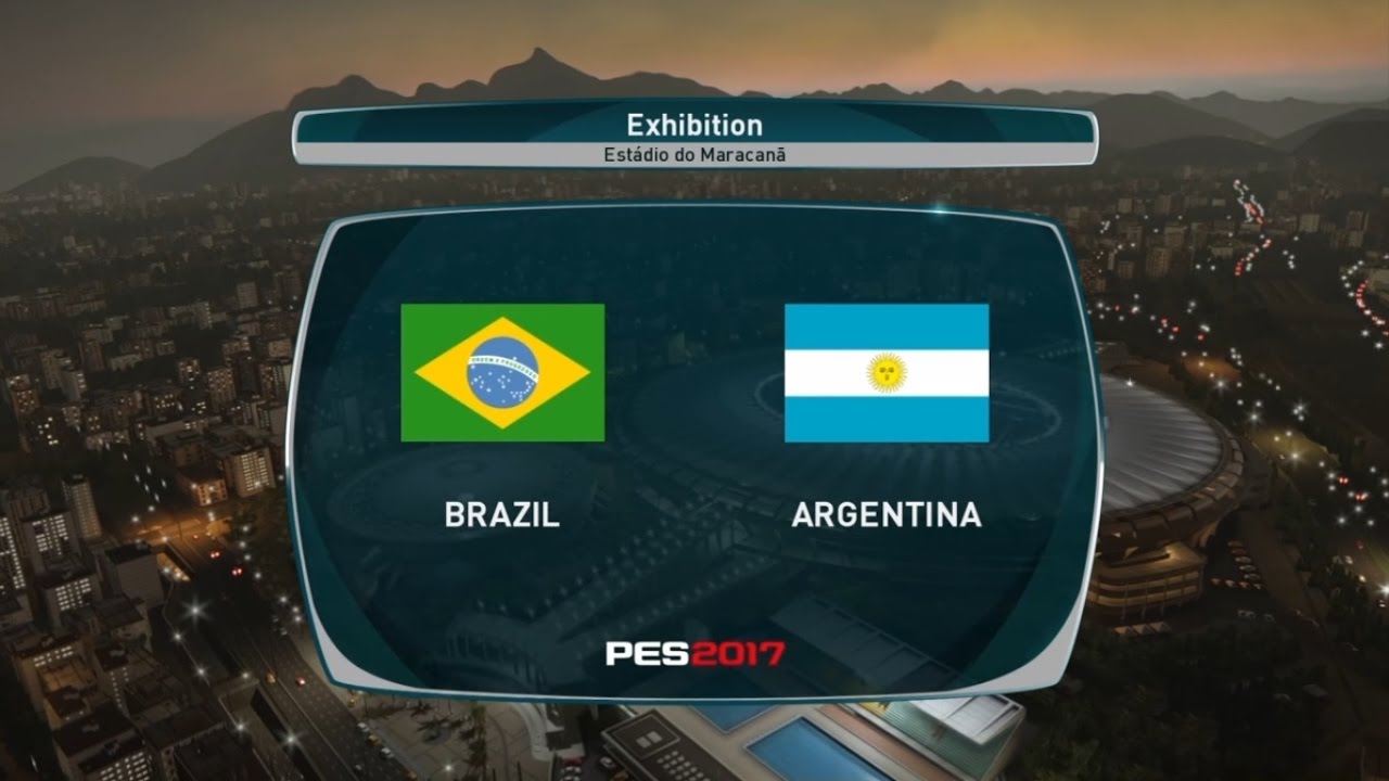 PES 2017 BRAZIL VS. ARGENTINA World Cup Qualification Match Highlights