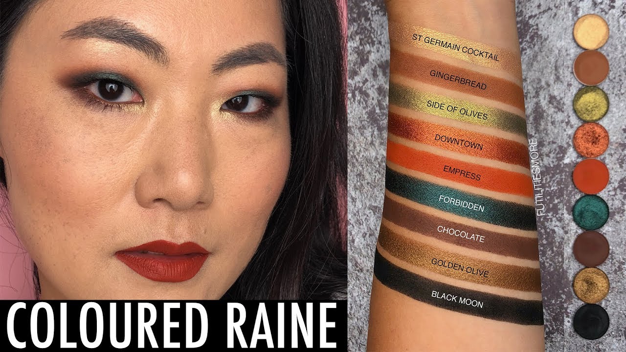 Coloured Raine Sweater Weather look for asian monolid eyes & live swatches I Futilities And More