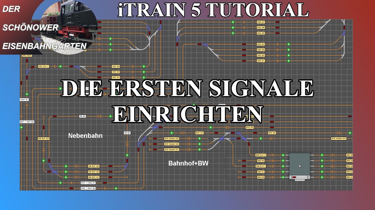 iTrain 5 Modelleisenbahn Software Modellbahnsteuerung Tutorial Part 15 ersten Signale einrichten