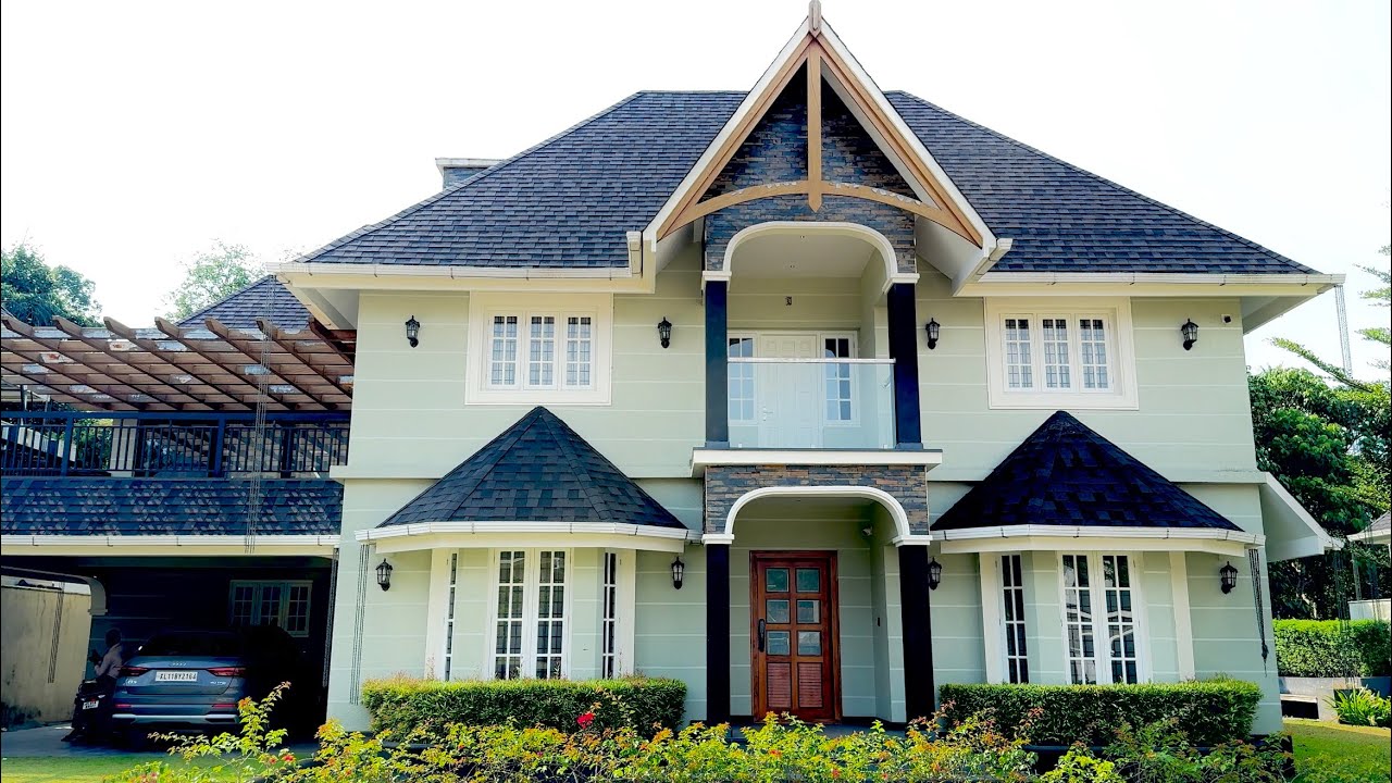 Brand New Villa for sale at Ernakulam, Kakkanad | 16.25 Cents Land, 4500Sq.ft | In a Gated Compound