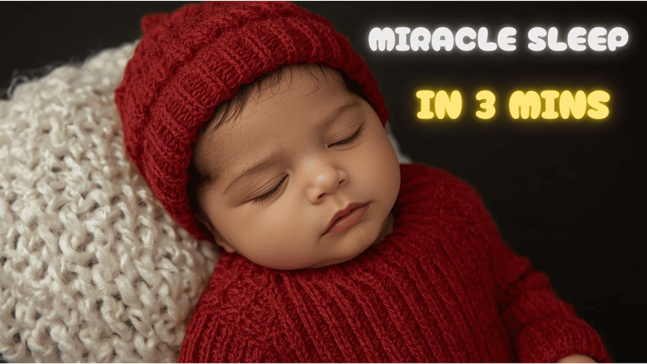 3 Minute Miracle Sleep 🔔 Deep Healing Lullaby Bells for Newborns (8 Hours)