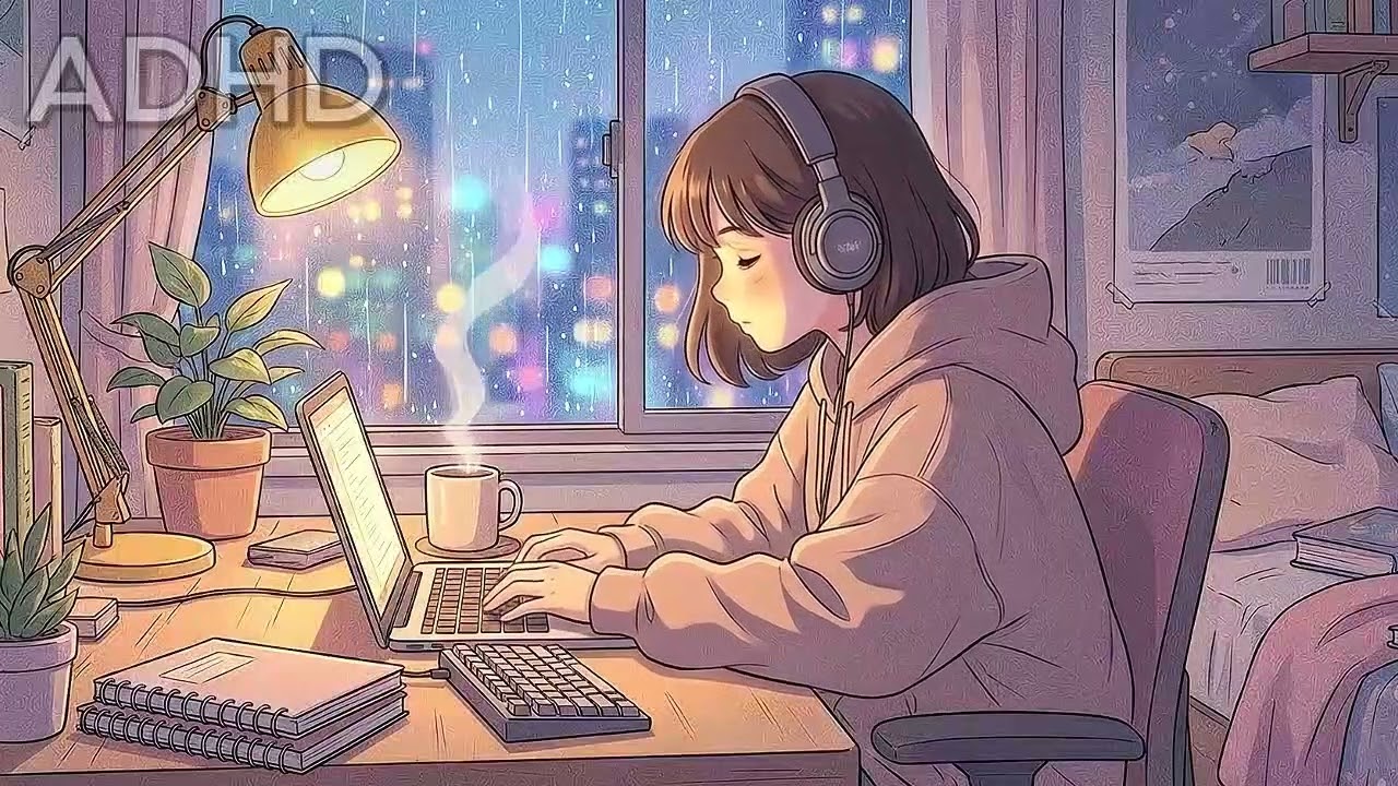 Between Rain & Silence | Lofi Music to Ease Your Worries | ADHD