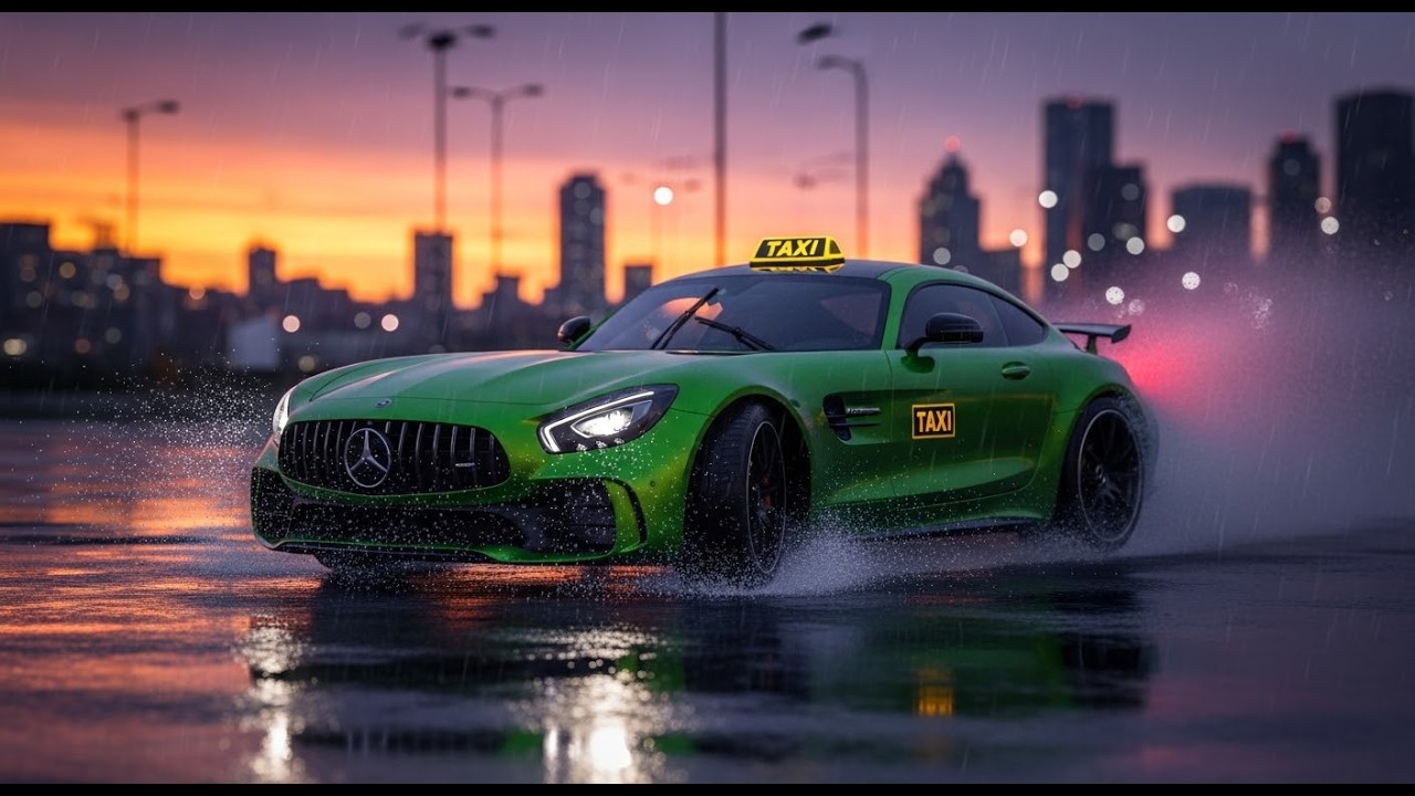 TDU Solar Crown – Taxi Mode #5 | Mercedes AMG GTR | Calm Day Drive in Hong Kong 🌤️ (4K Gameplay)