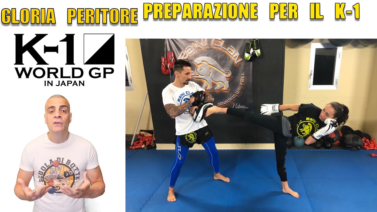Gloria Peritore preparazione al K1 in Giappone
