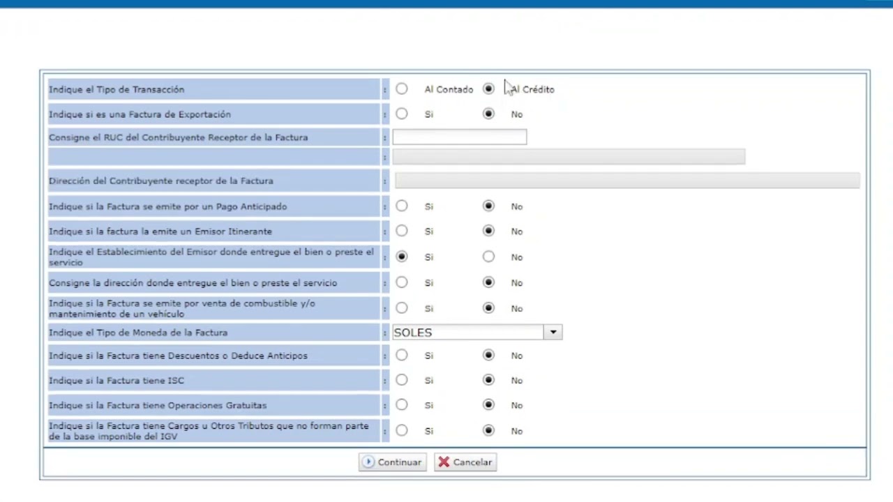 COMO EMITIR FACTURA ELECTRONICA CON RETENCION AL CREDITO