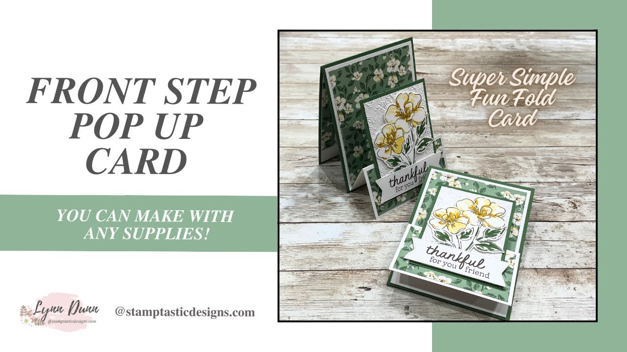 Simple Front Step Pop Up Card Ideas
