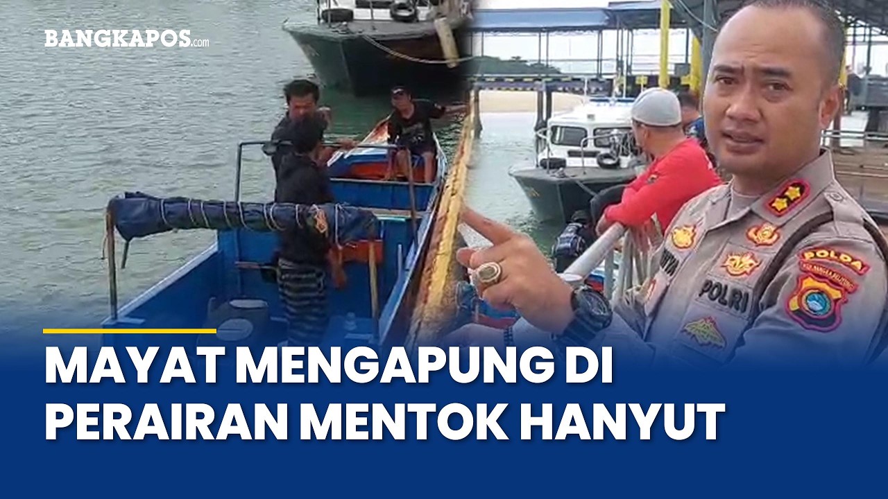 Mayat Mengapung di Perairan Mentok, Hanyut dan Belum Ditemukan Hingga Sore