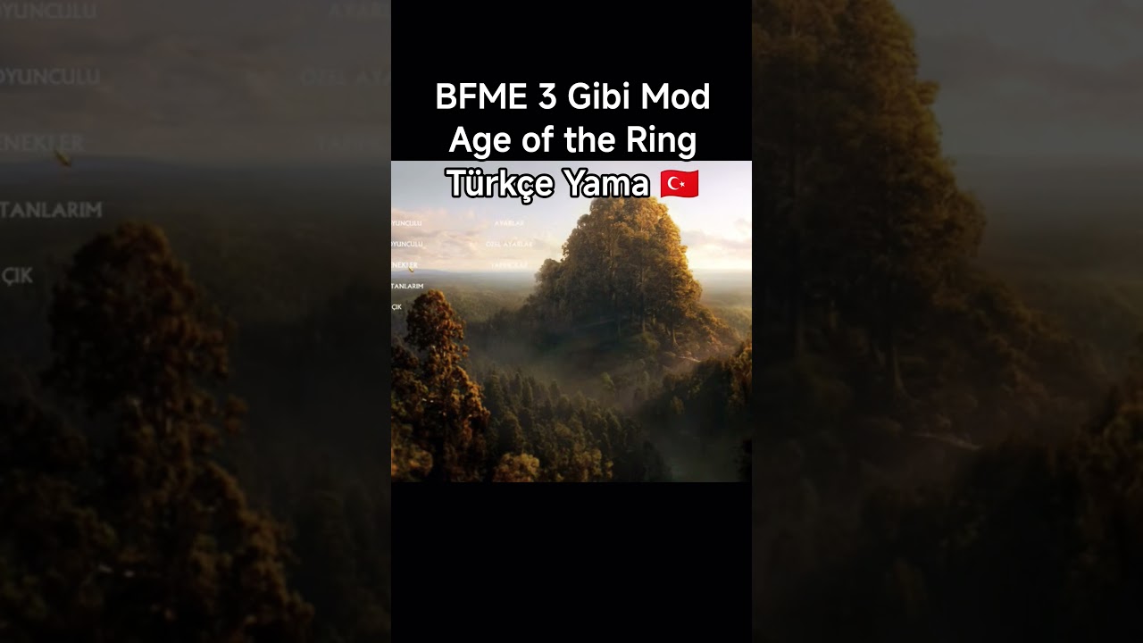BFME 3 gibi Mod T&uuml;rk&ccedil;e Yama #onering #aotr #lotr #bfme #sinelyin